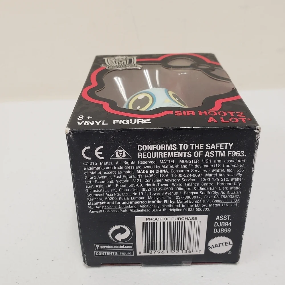 Mattel Monster High Sir Hootz a Lot Vinyl Figure 2015 Owl Pet Toy - Picture 5 of 9